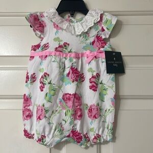 NWT Baby Girl Laura Ashley Romper 6-9 months